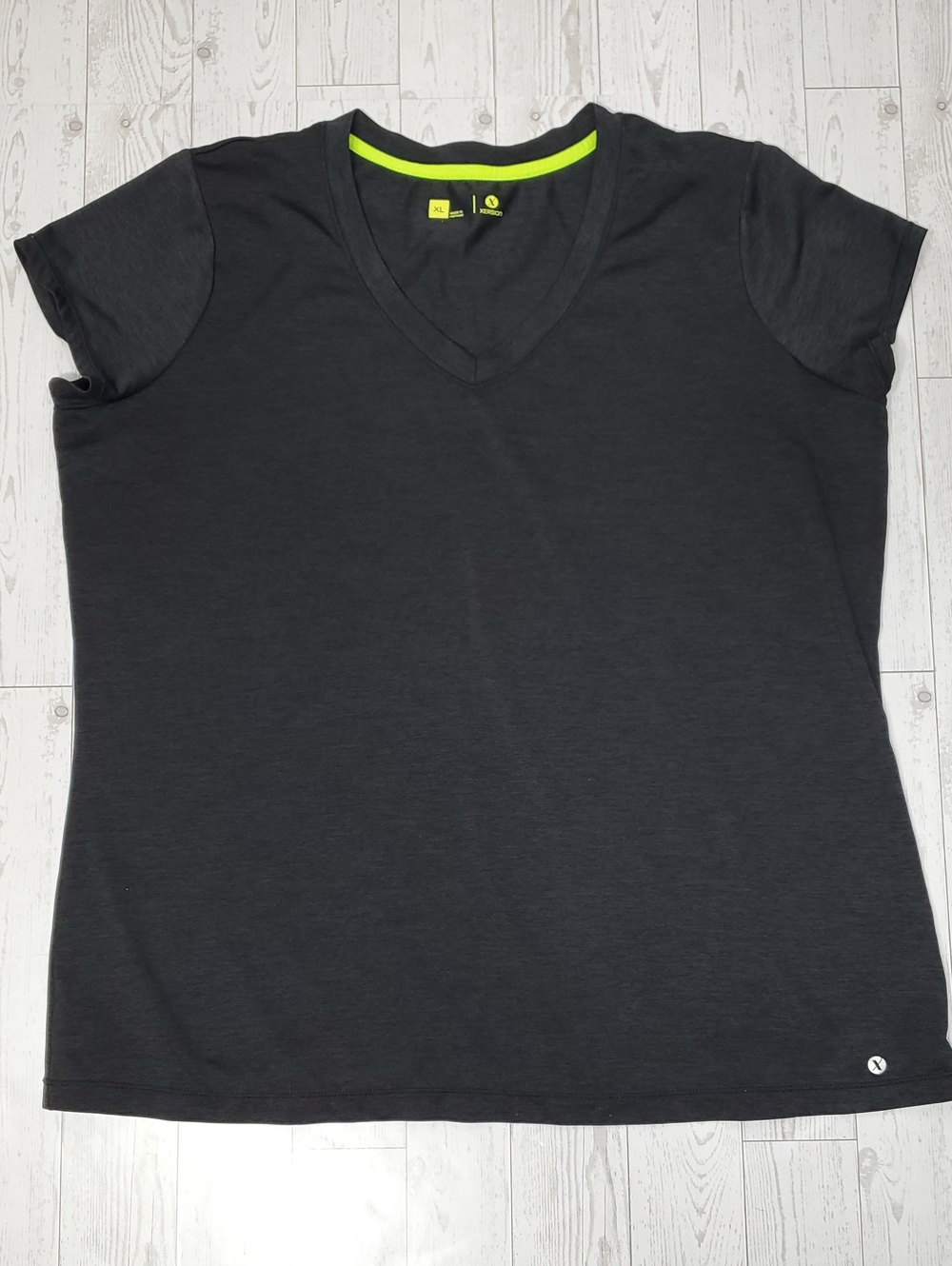 Xersion V-Neck Short Sleeve Top Activewear Women's XL
